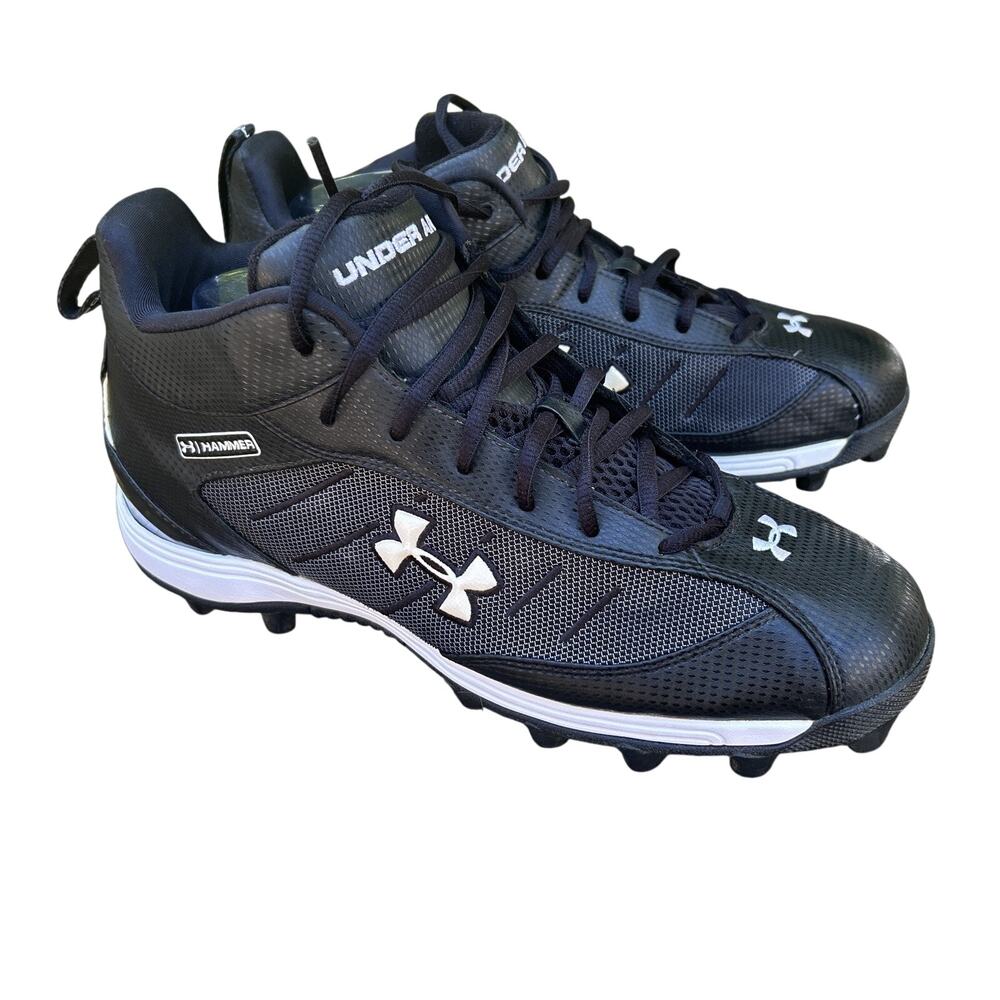 Under Armour Soccer Football Cleats Shoes Men’s Size 10 Hammer Heat Gear